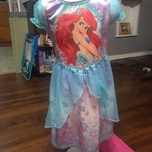 4T little mermaid night gown